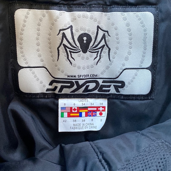 SPYDER XT 10,000 Skiing Snowboarding Ski Pants Snow Black Floral - 6 - Picture 3 of 8